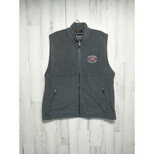Drift Creek Men's XL Gray Fleeve Full Zip Vest Unalaska Port Of Dutch Ha…